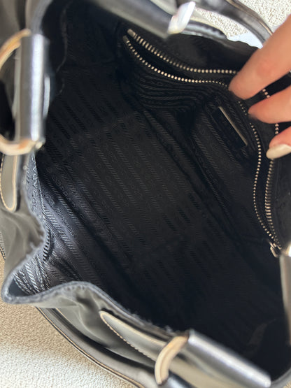 Vintage Prada 機車 buckle hobo bag🏍️