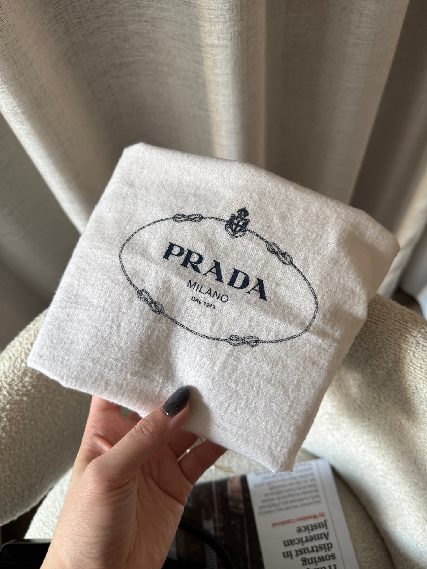 Vintage Prada 機車 buckle hobo bag🏍️