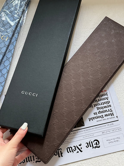 Vintage Gucci tie, with box 未使用保存品