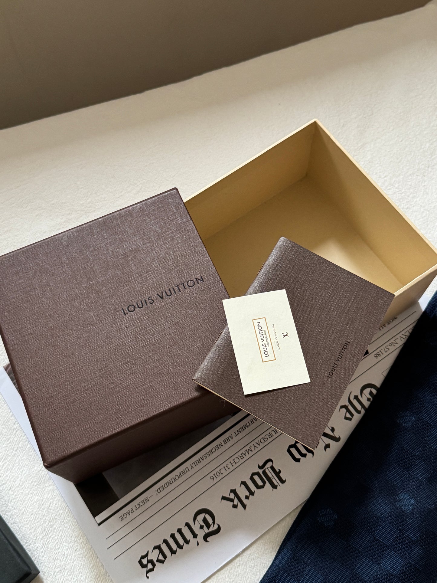 Vintage Louis Vuitton tie, with box