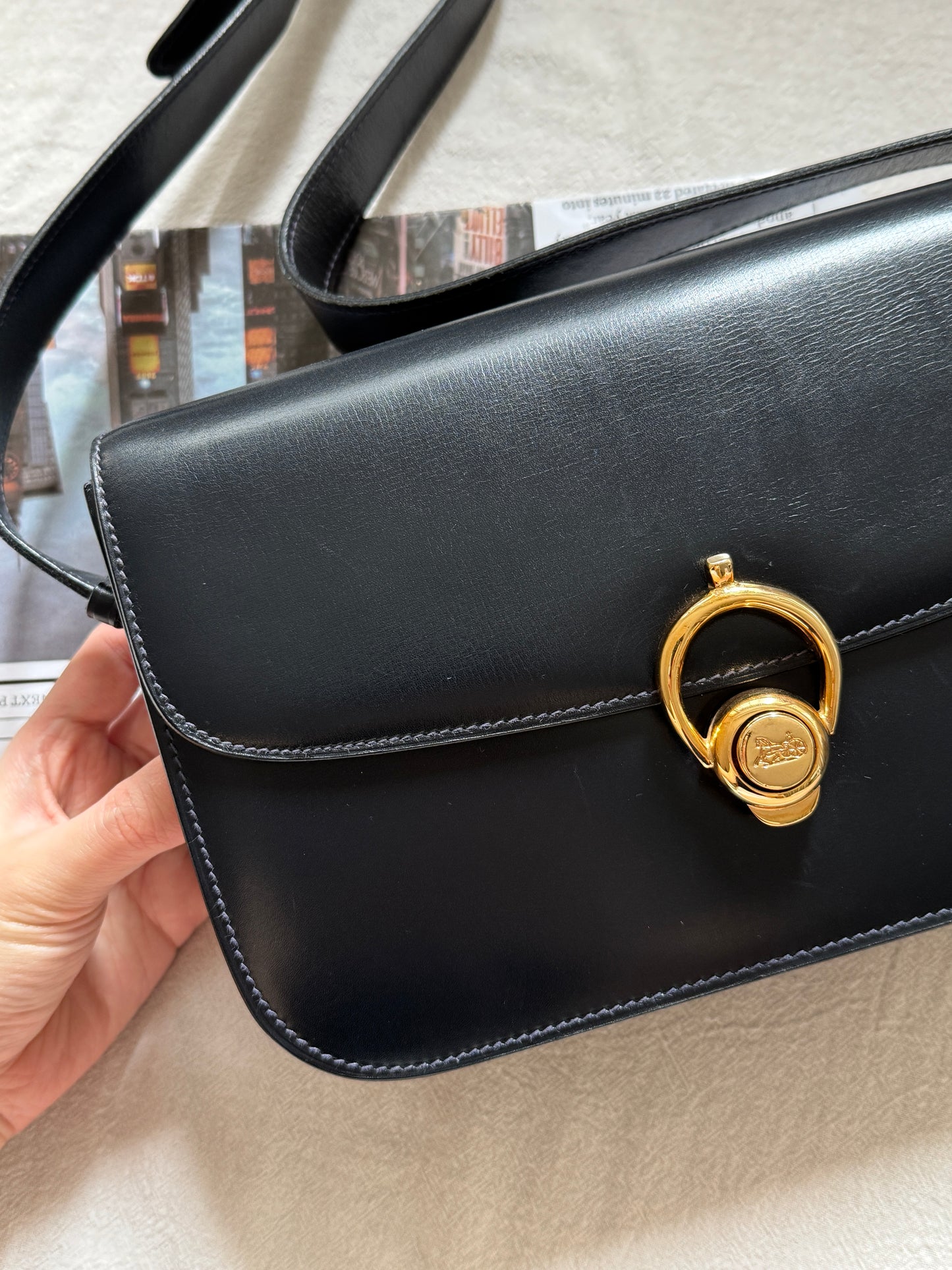 Vintage Celine horse carriage box bag🌞