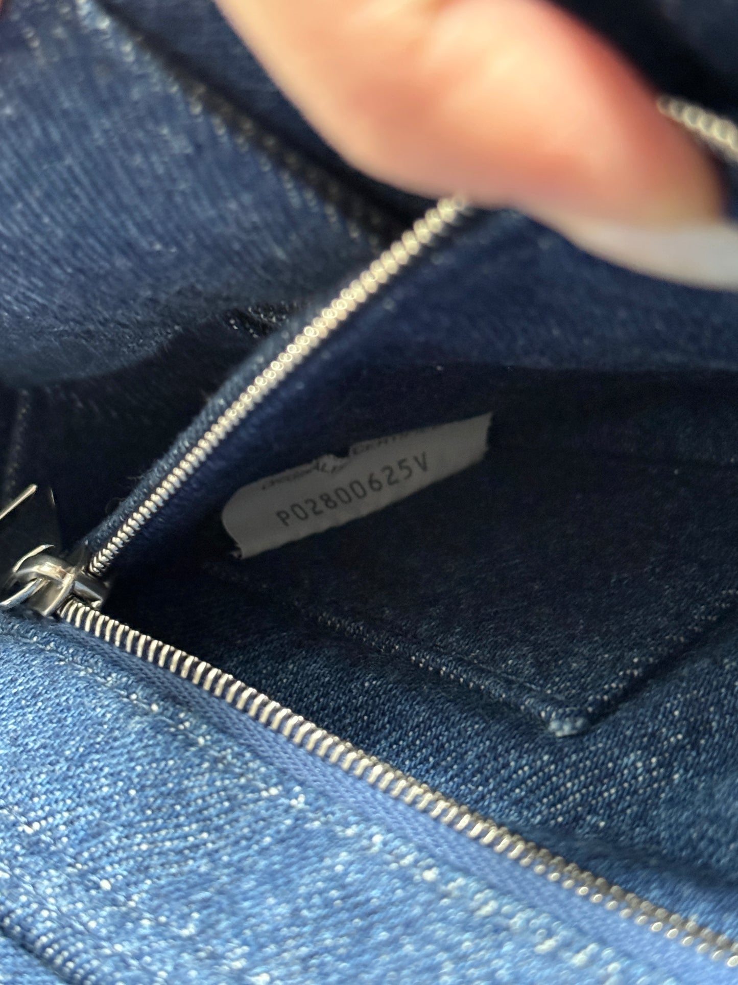 Pre-owned Bottega Veneta denim cassette crossbody