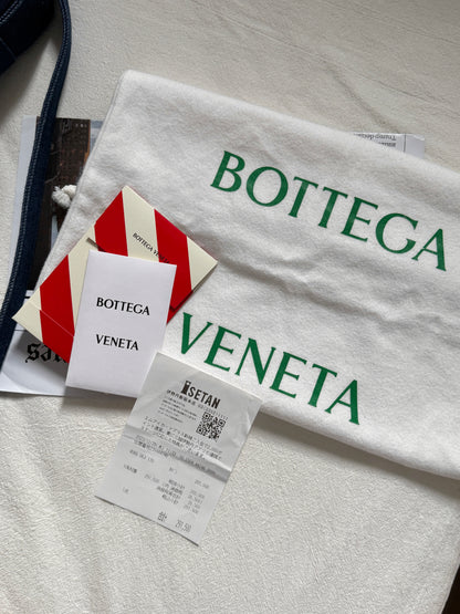 Pre-owned Bottega Veneta denim cassette crossbody