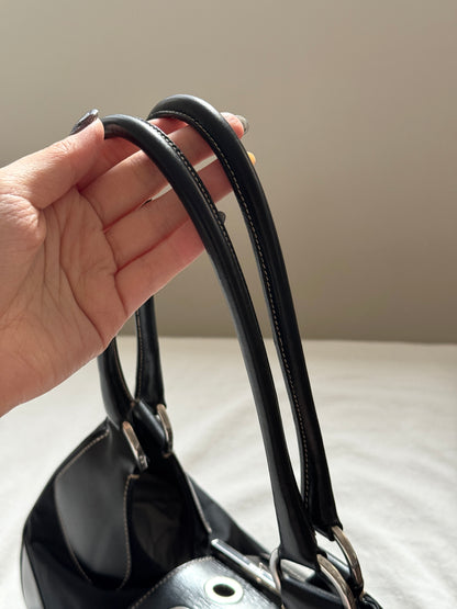 Vintage Prada 機車 buckle hobo bag🏍️