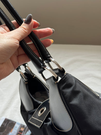 Vintage Prada 機車 buckle hobo bag🏍️