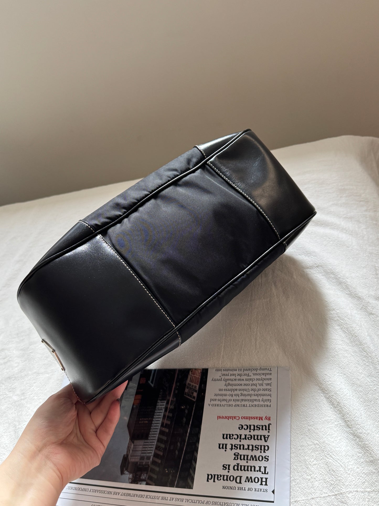 Vintage Prada 機車 buckle hobo bag🏍️