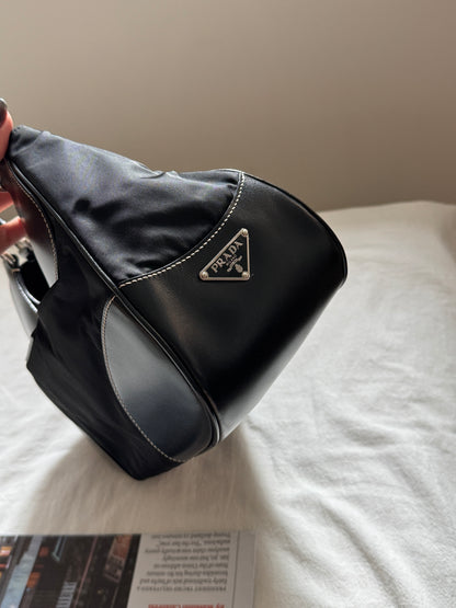 Vintage Prada 機車 buckle hobo bag🏍️