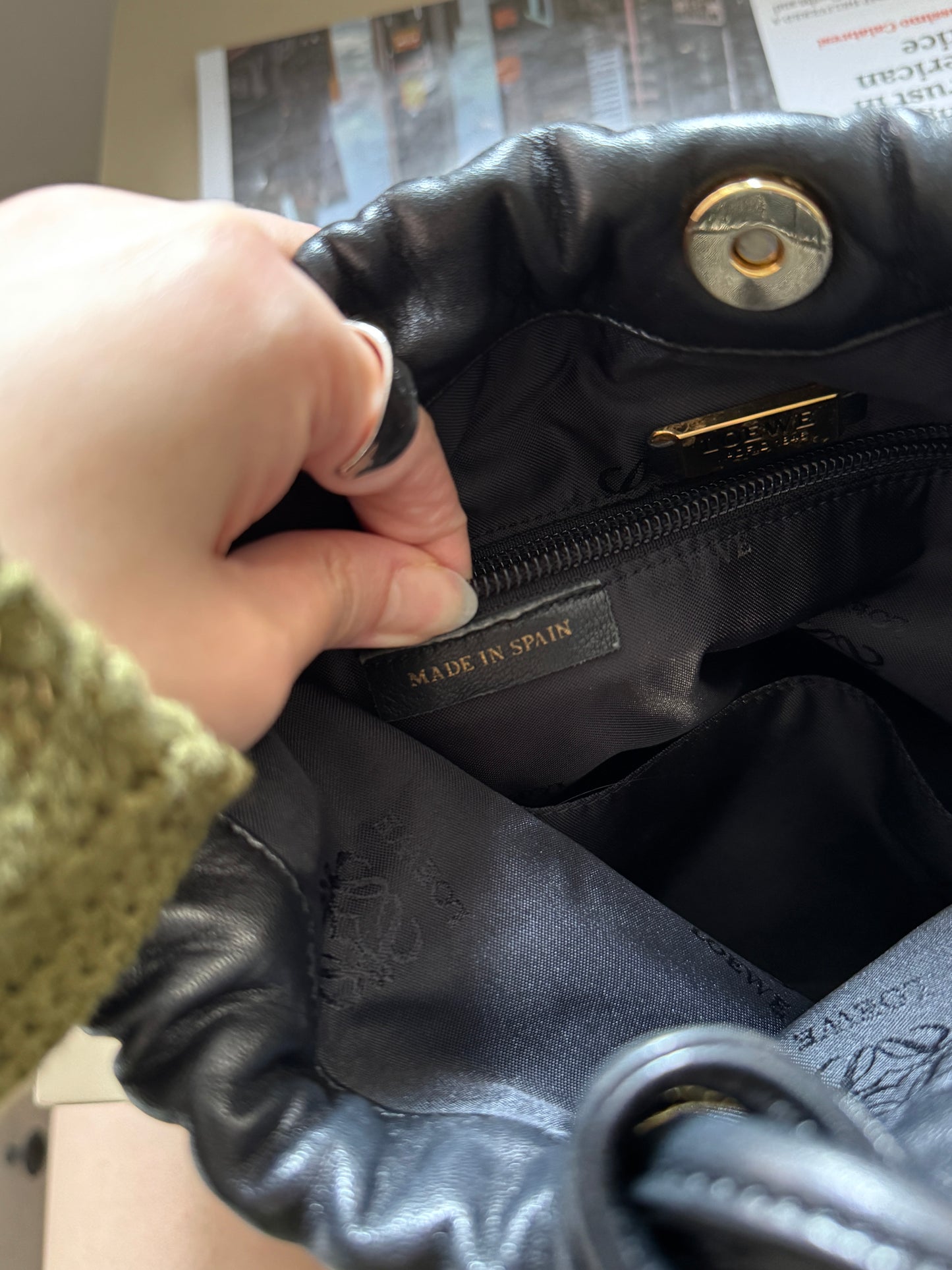 Vintage Loewe小羊皮福袋2-way🧧