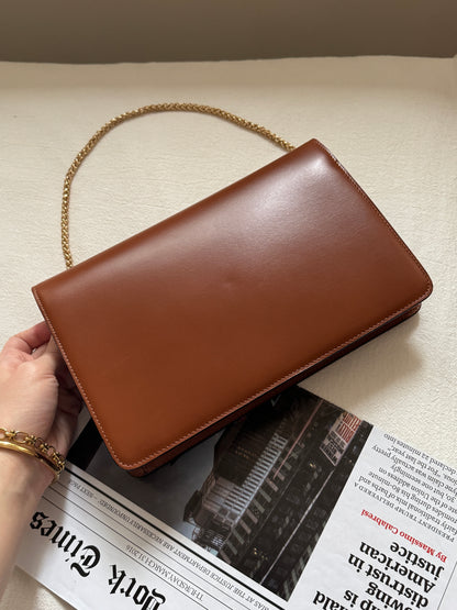 Vintage Celine leather envelope 2-way