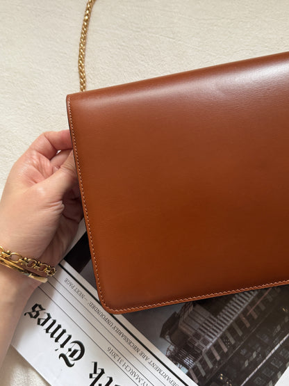 Vintage Celine leather envelope 2-way