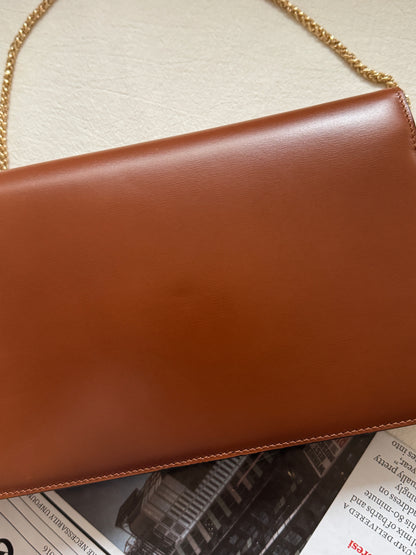 Vintage Celine leather envelope 2-way