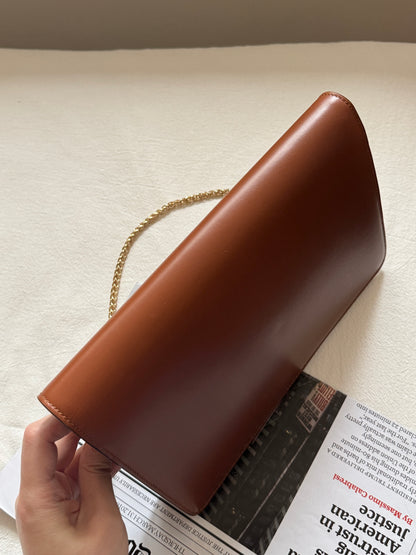 Vintage Celine leather envelope 2-way