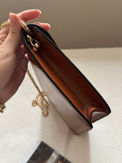 Vintage Celine leather envelope 2-way
