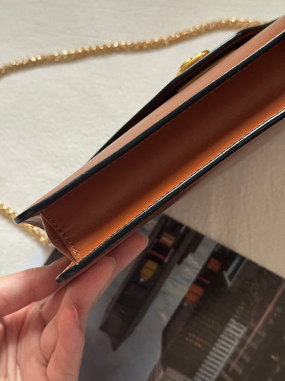Vintage Celine leather envelope 2-way