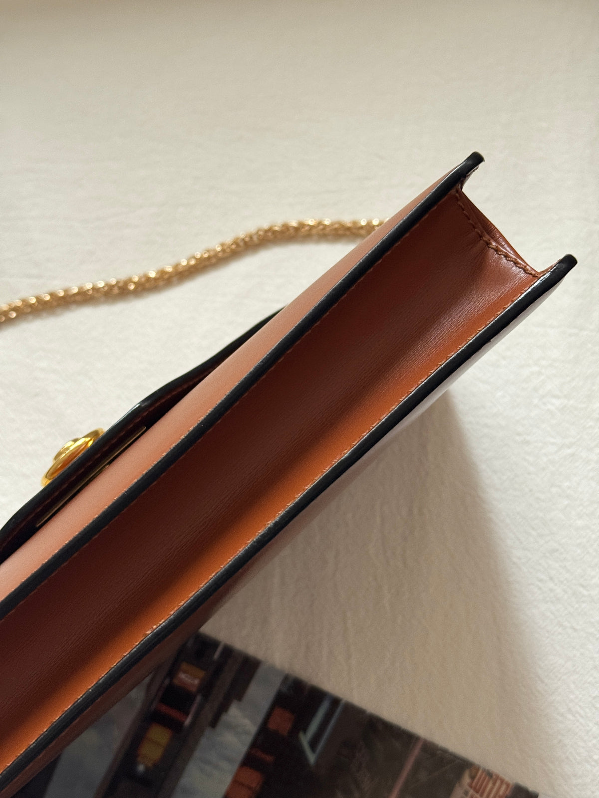 Vintage Celine leather envelope 2-way