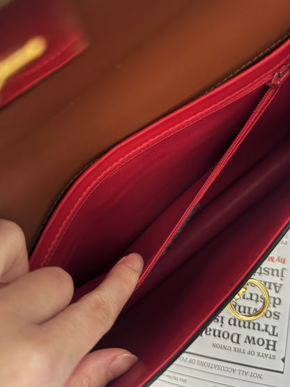 Vintage Celine leather envelope 2-way
