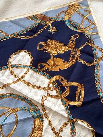 Vintage Celine scarf 保存品, unused