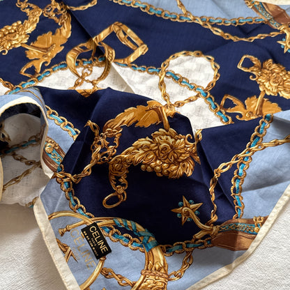 Vintage Celine scarf 保存品, unused