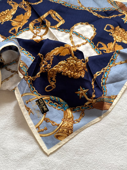 Vintage Celine scarf 保存品, unused
