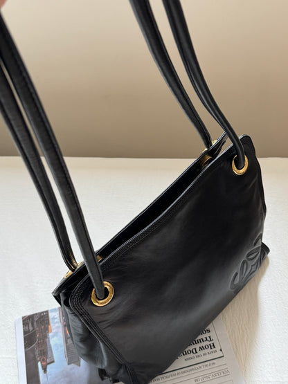 Vintage L o e w e小羊皮shoulder bag💫