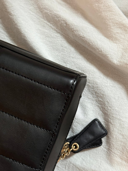 Vintage Chanel 黑色冰格shoulder bag