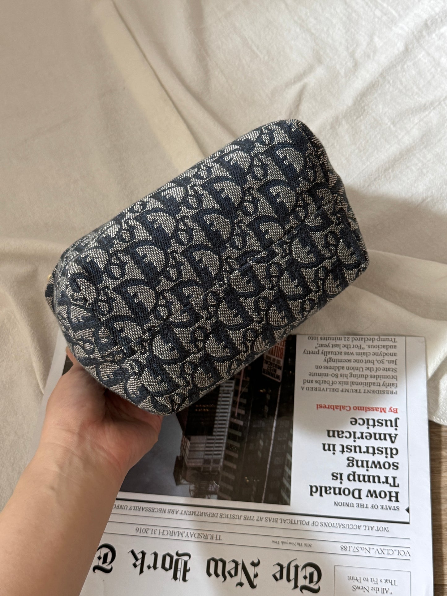 Vintage Dior navy trotter飯盒包🍙