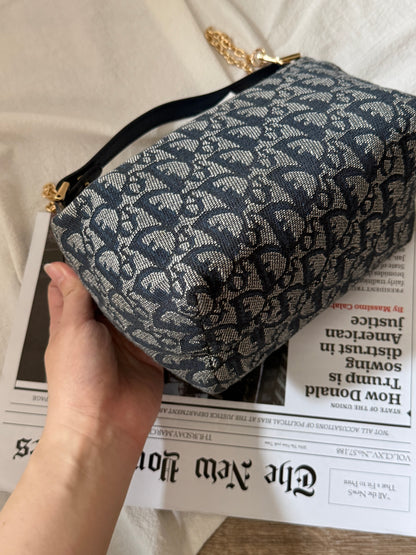 Vintage Dior navy trotter飯盒包🍙