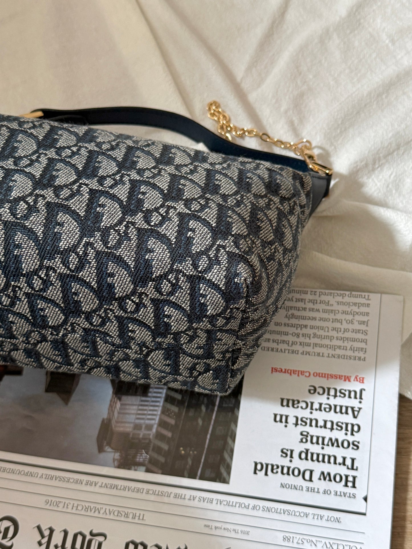 Vintage Dior navy trotter飯盒包🍙