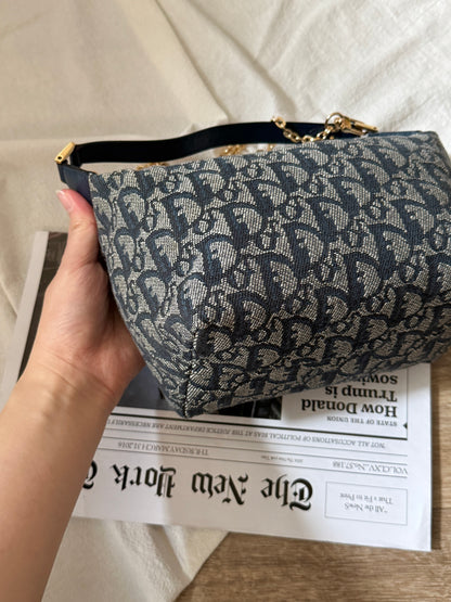 Vintage Dior navy trotter飯盒包🍙