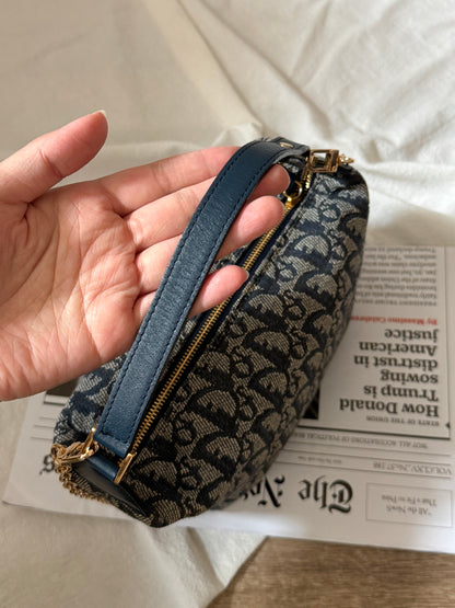 Vintage Dior navy trotter飯盒包🍙
