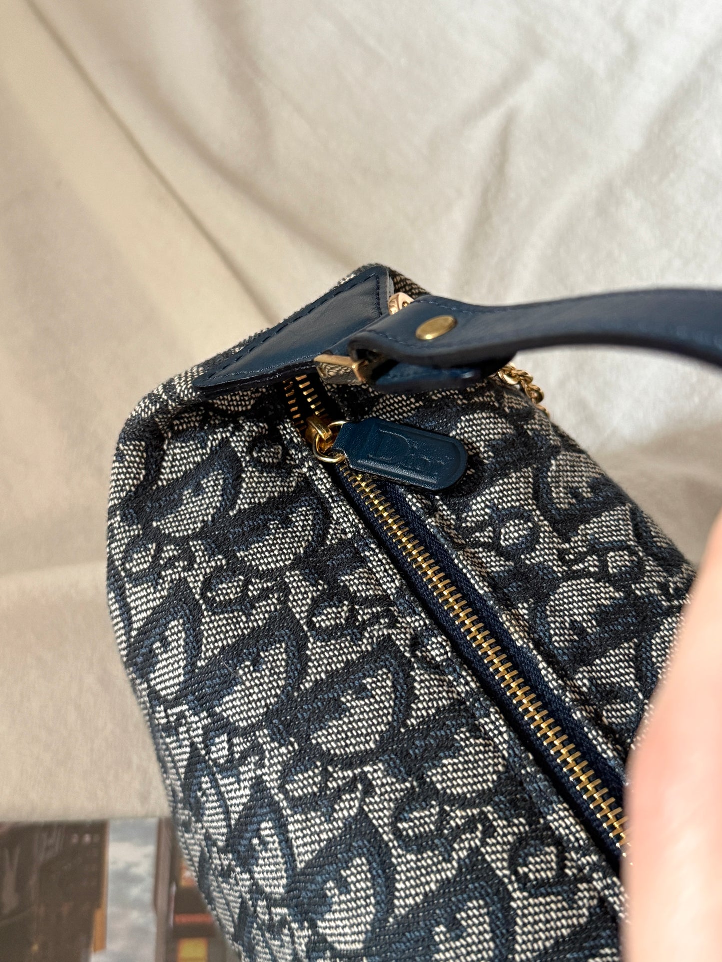 Vintage Dior navy trotter飯盒包🍙