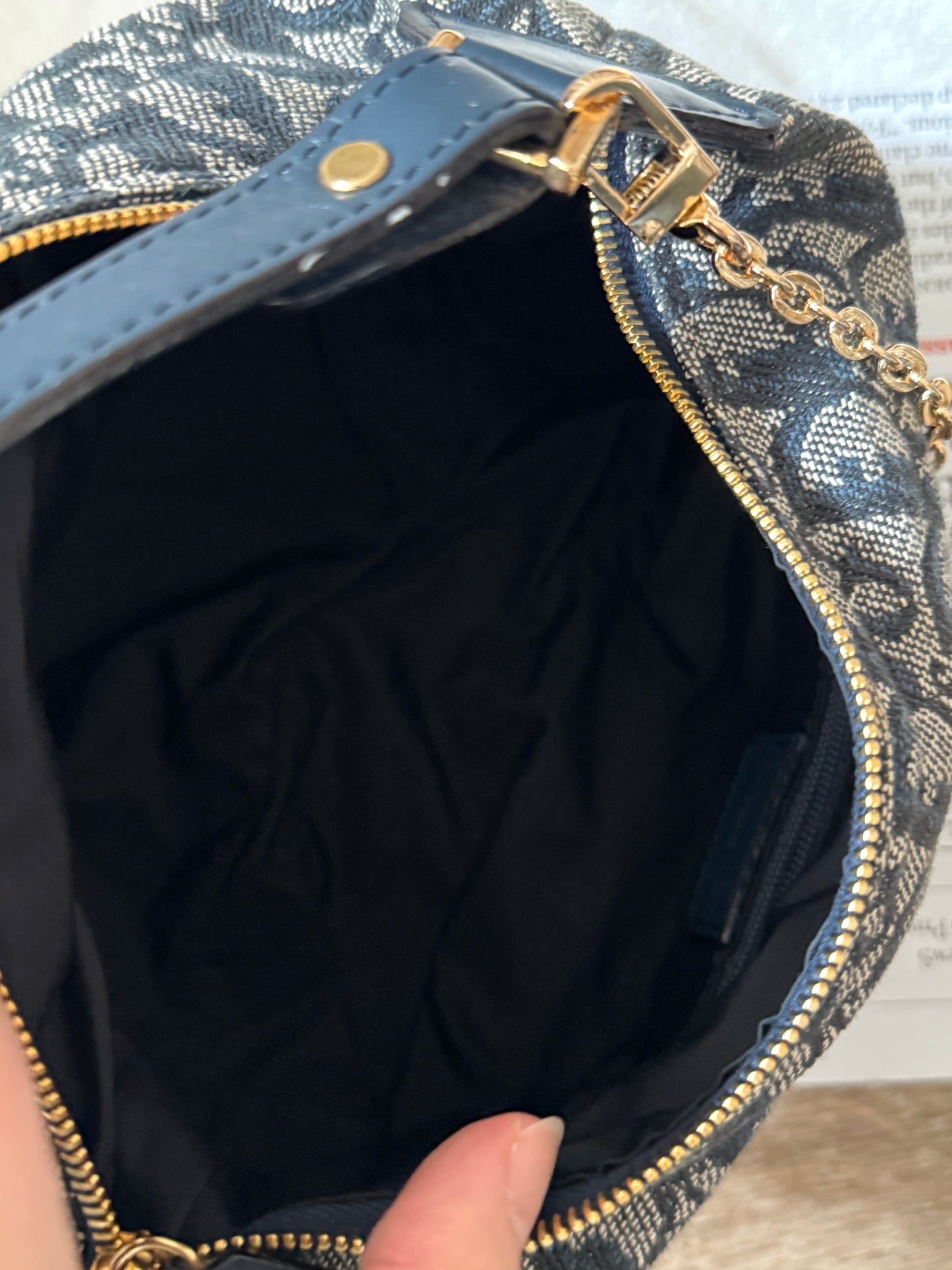 Vintage Dior navy trotter飯盒包🍙