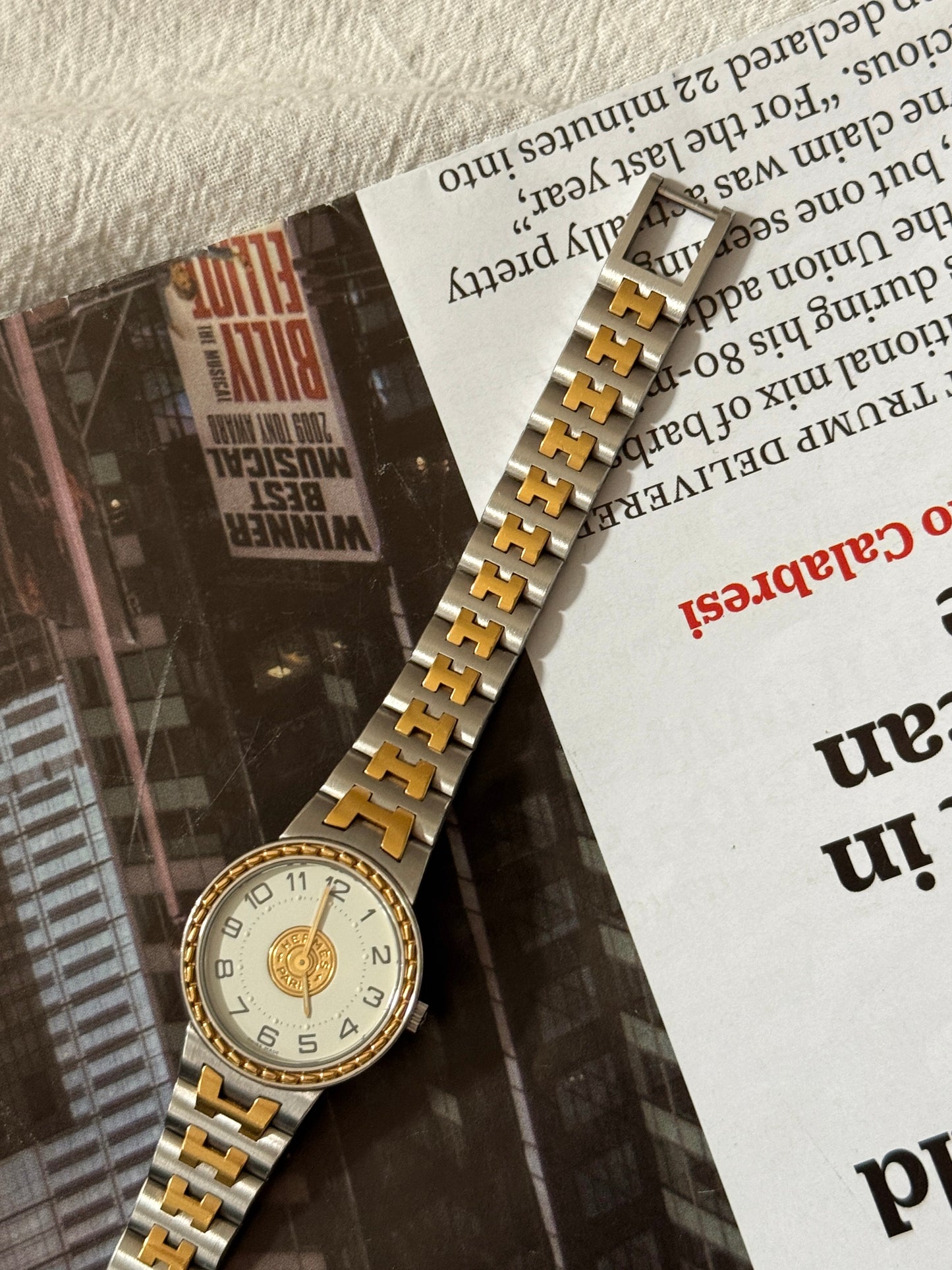 Vintage Hermes the “gold coin” watch✨