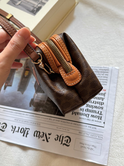 Vintage Celine macadam mini pouch