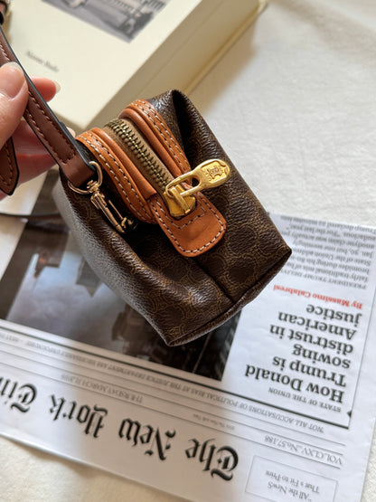 Vintage Celine macadam mini pouch