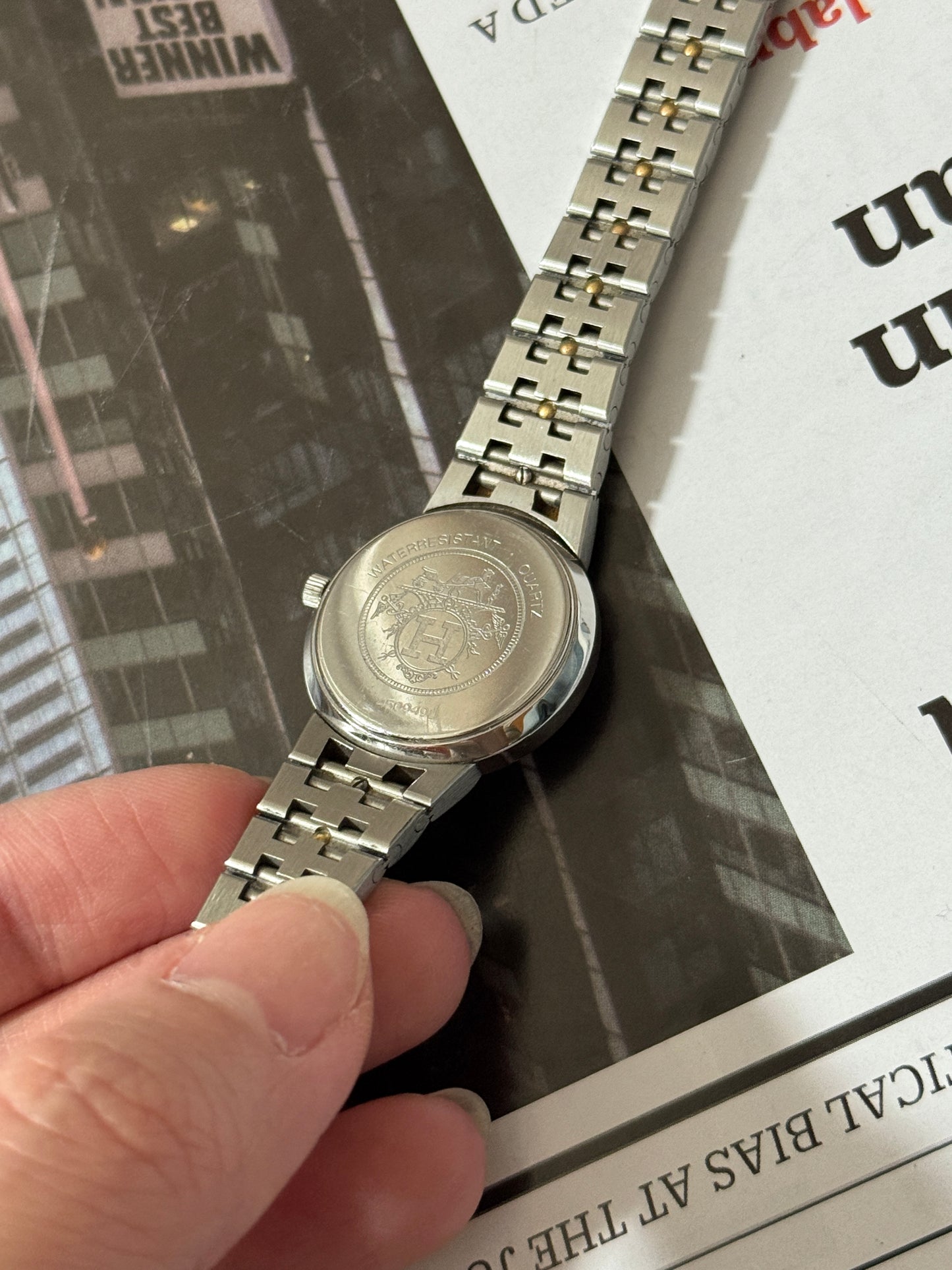 Vintage Hermes the “gold coin” watch✨