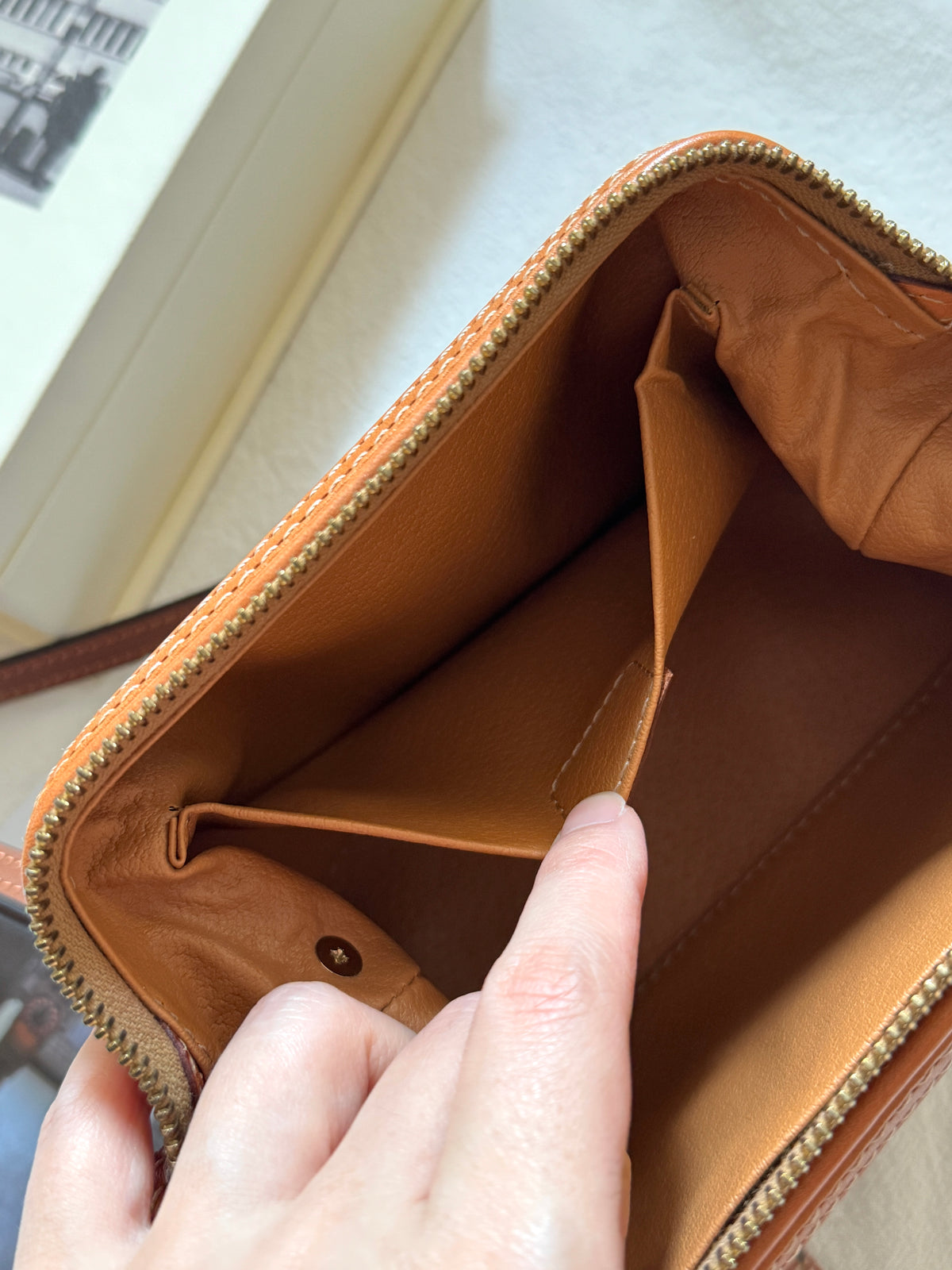 Vintage Celine macadam mini pouch