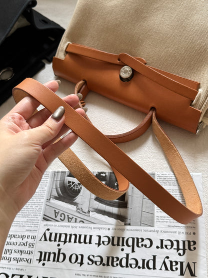 Vintage Hermes herbag 31🤎full set!