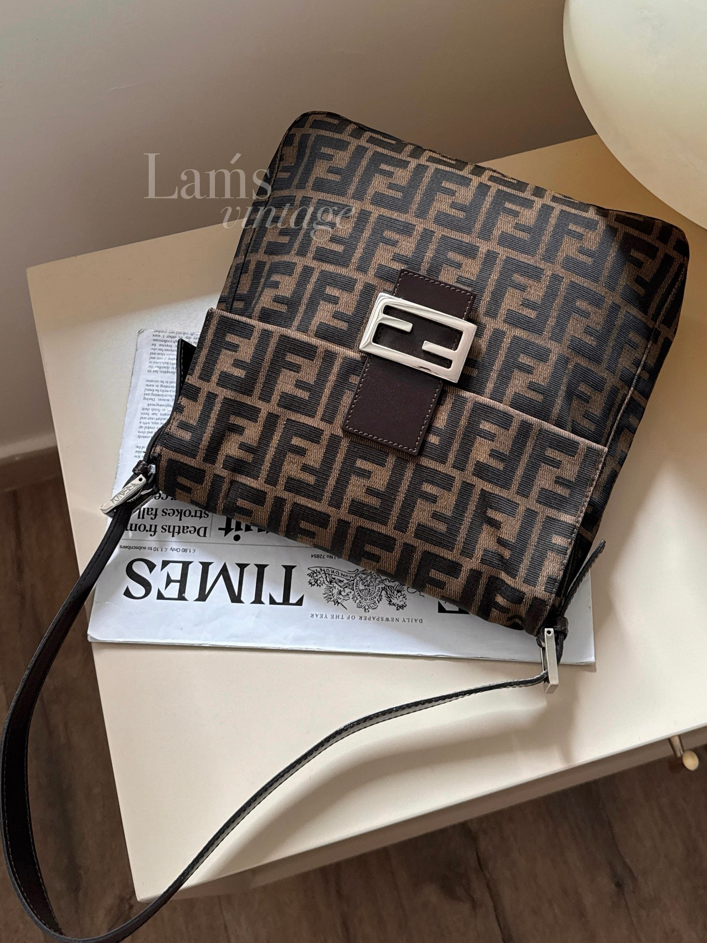 Vintage Fendi zucca square baguette 🥖