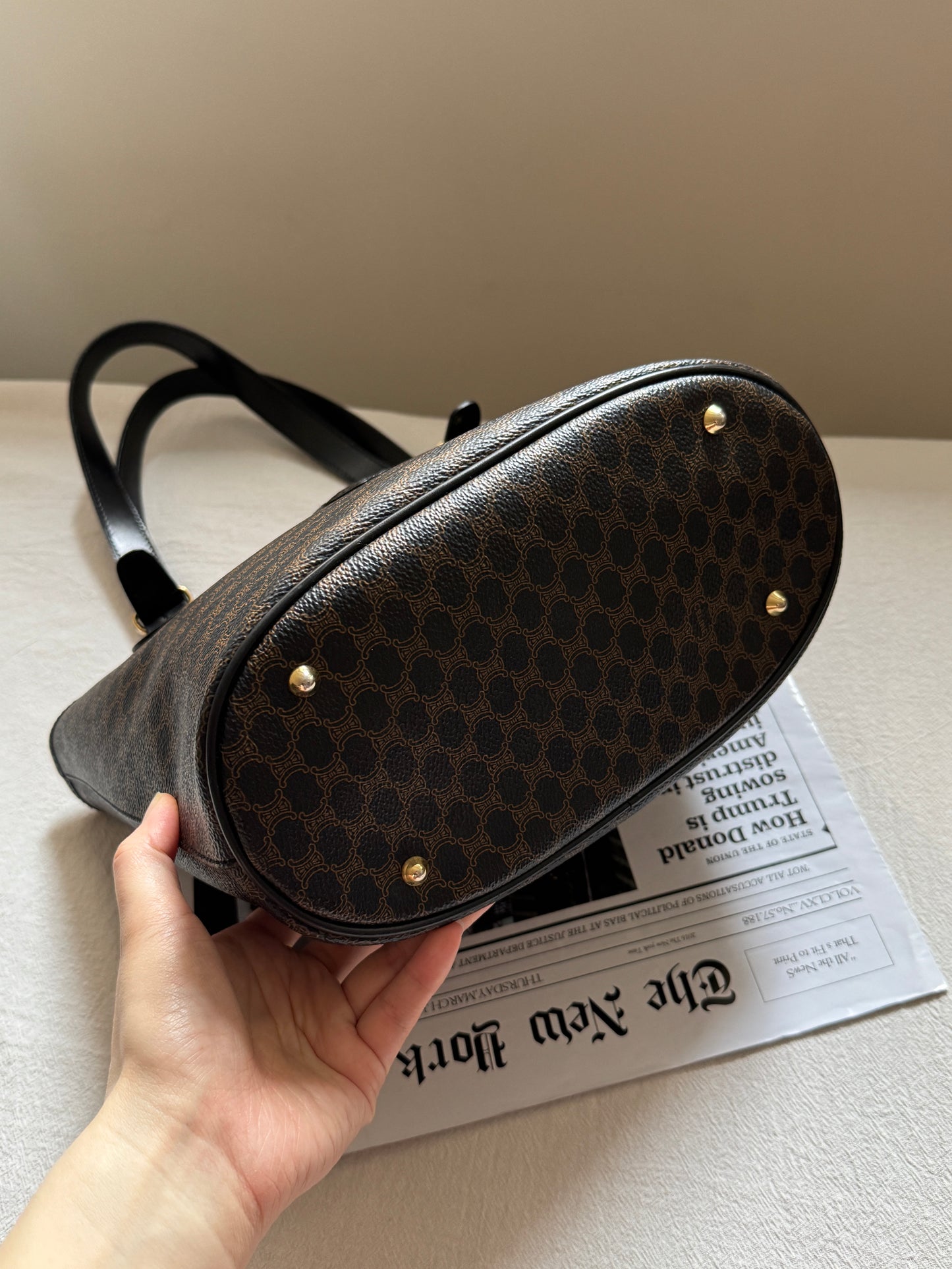 Vintage Celine 凱旋門monogram tote⛓️