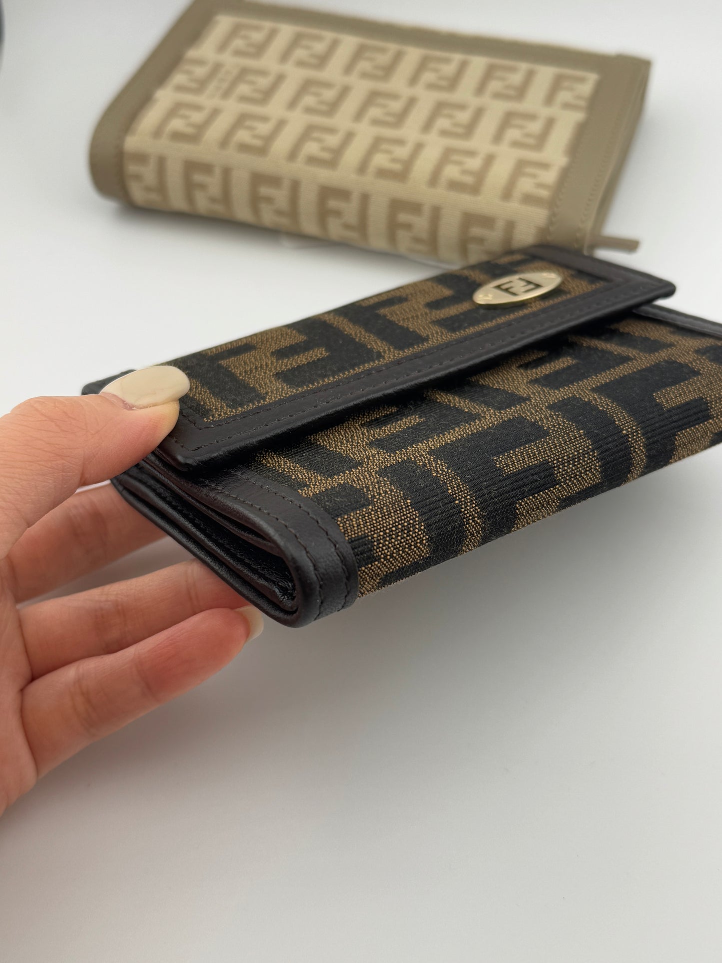 Vintage Fendi monogram wallet