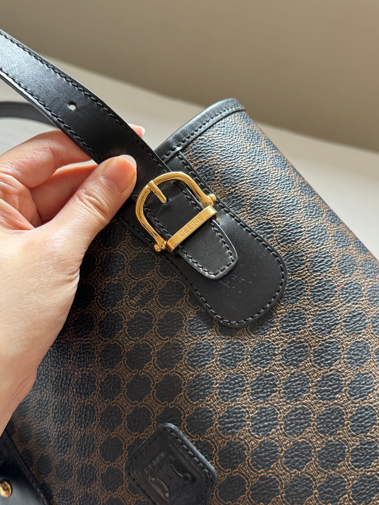 Vintage Celine 凱旋門monogram tote⛓️