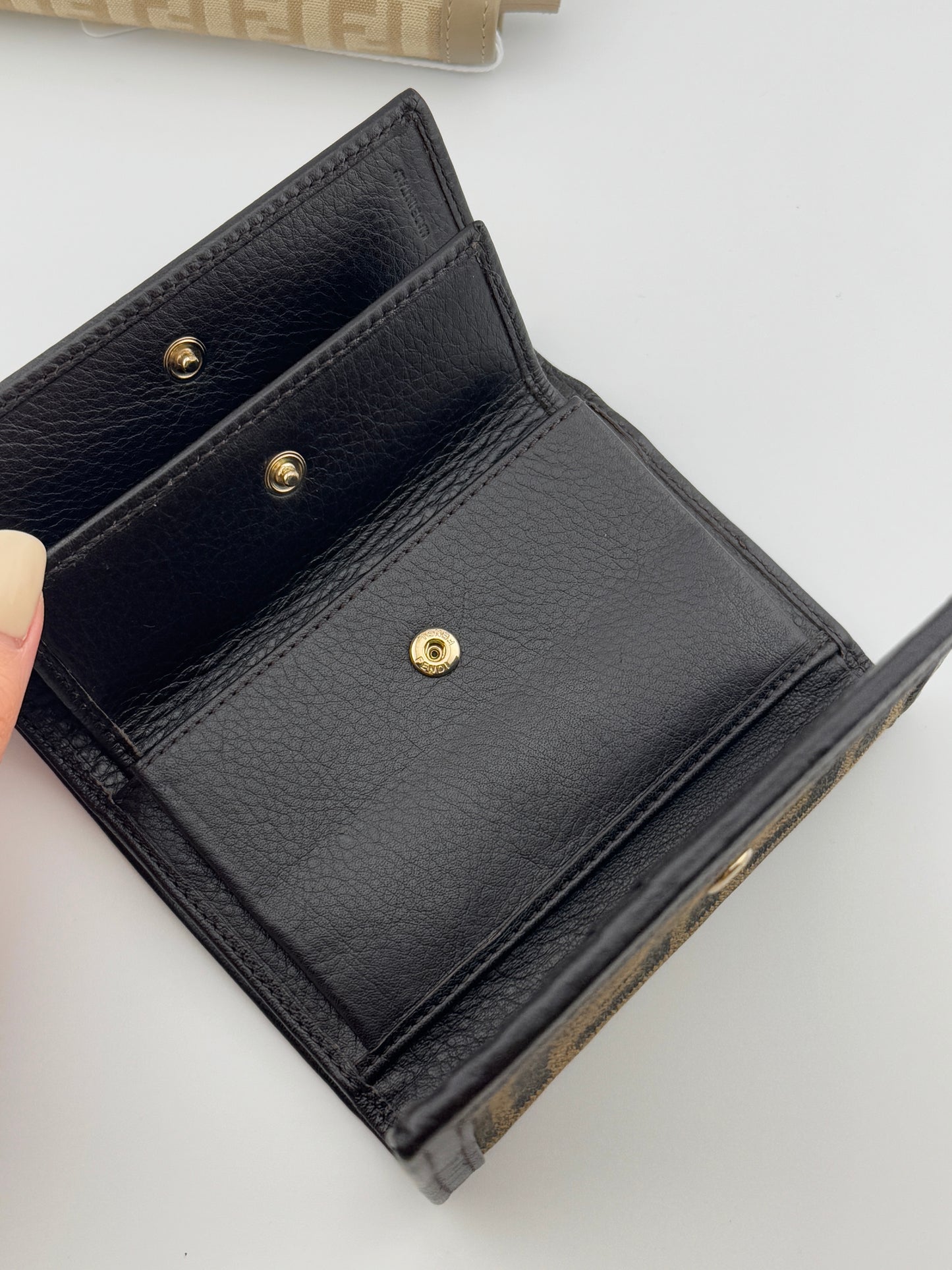 Vintage Fendi monogram wallet