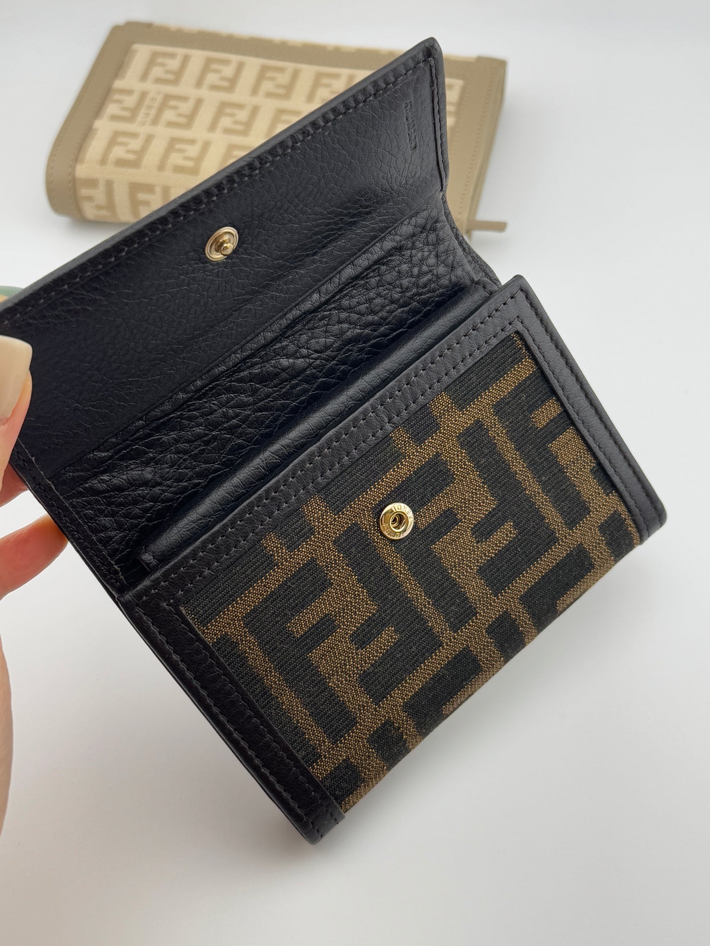 Vintage Fendi monogram wallet