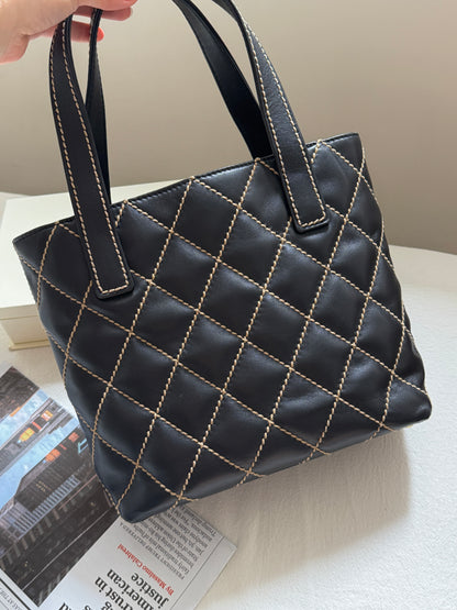 Vintage Chanel calfskin vivian tote