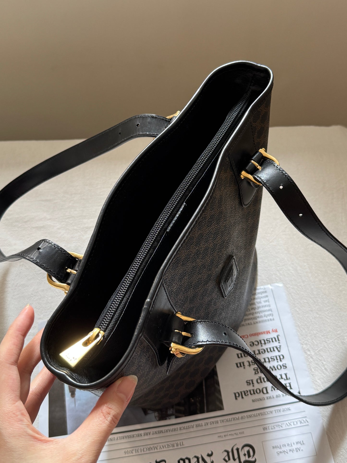 Vintage Celine 凱旋門monogram tote⛓️