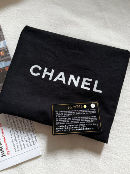 Vintage Chanel calfskin vivian tote