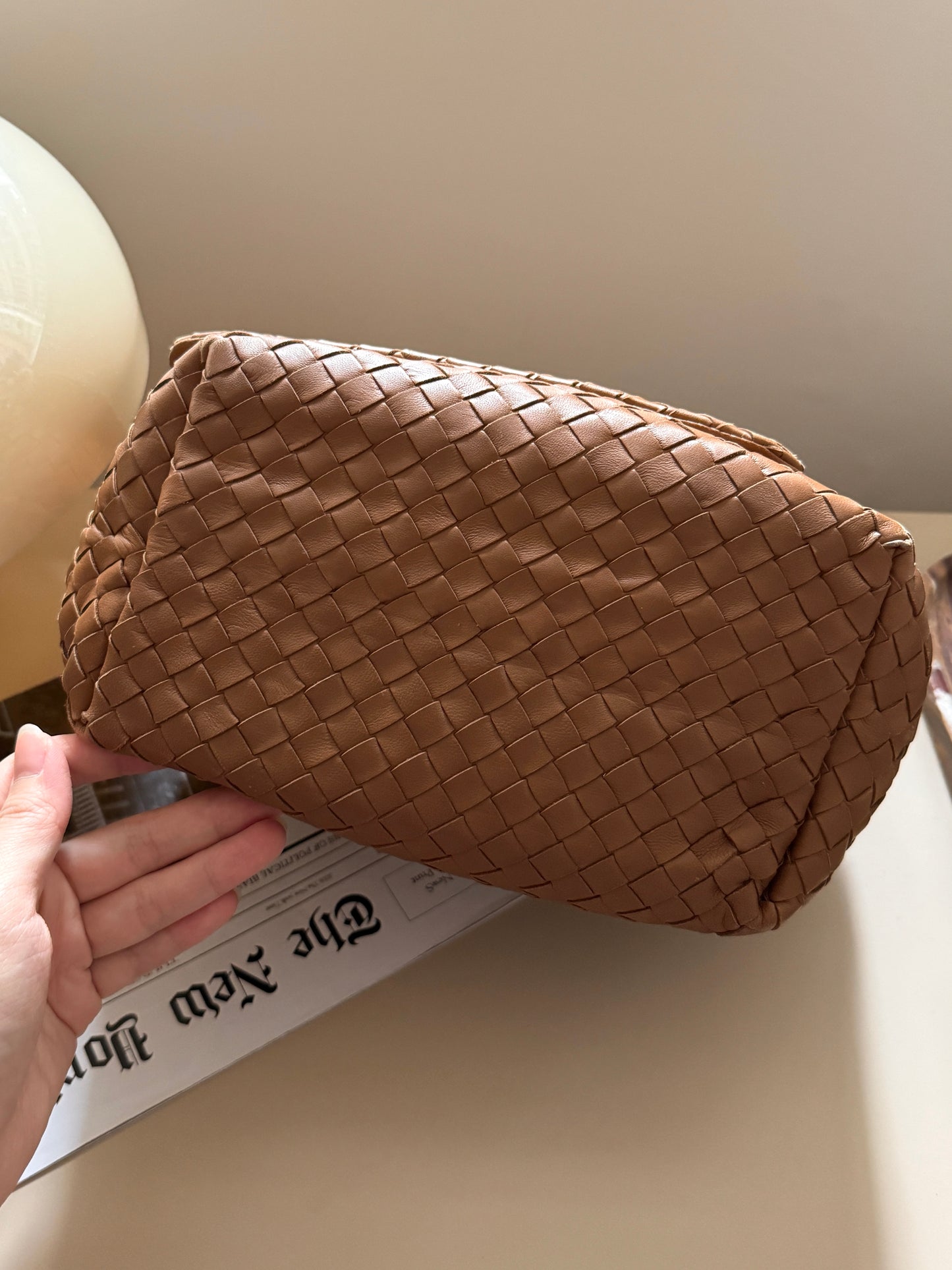 Vintage Bottega Veneta leather flap bag🧸
