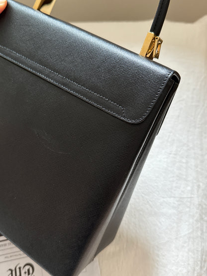 Vintage Salvatore Ferragamo黑金博物館包🪐
