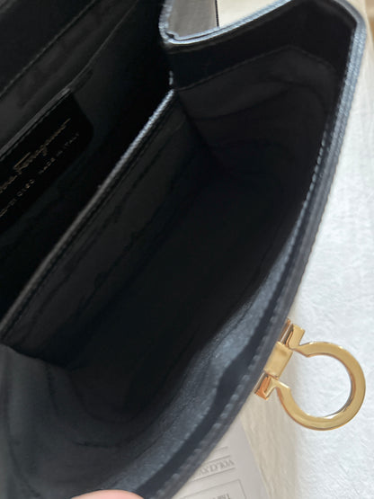 Vintage Salvatore Ferragamo黑金博物館包🪐